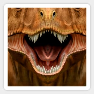 T. Rex Dinosaur Mask Sticker